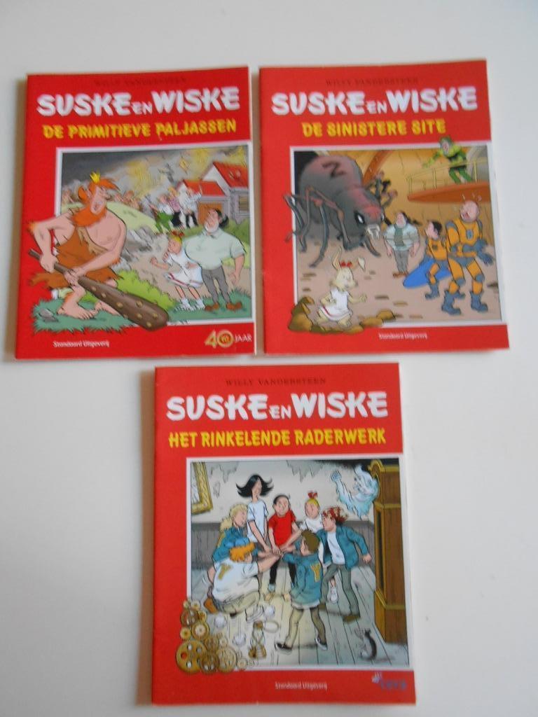 3 reclame strips van Suske en Wiske, Boeken, Ophalen of Verzenden