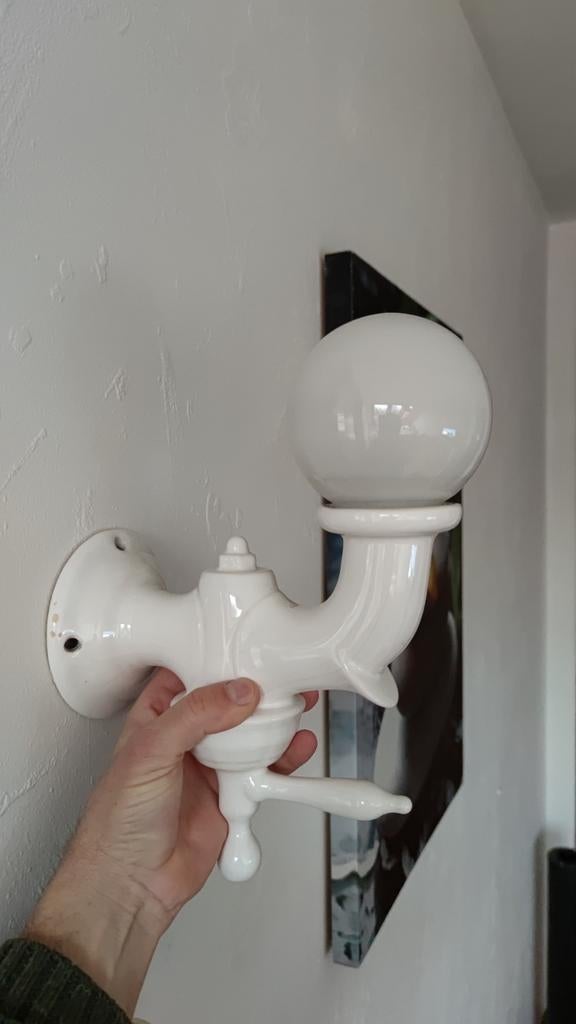 Wandlamp vintage, Ophalen of Verzenden, Zo goed als nieuw