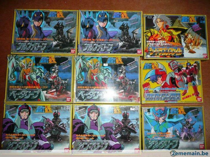 saint  seiya chevaliers zodiaque figurines vintage japan, Collections, Enlèvement ou Envoi, Utilisé