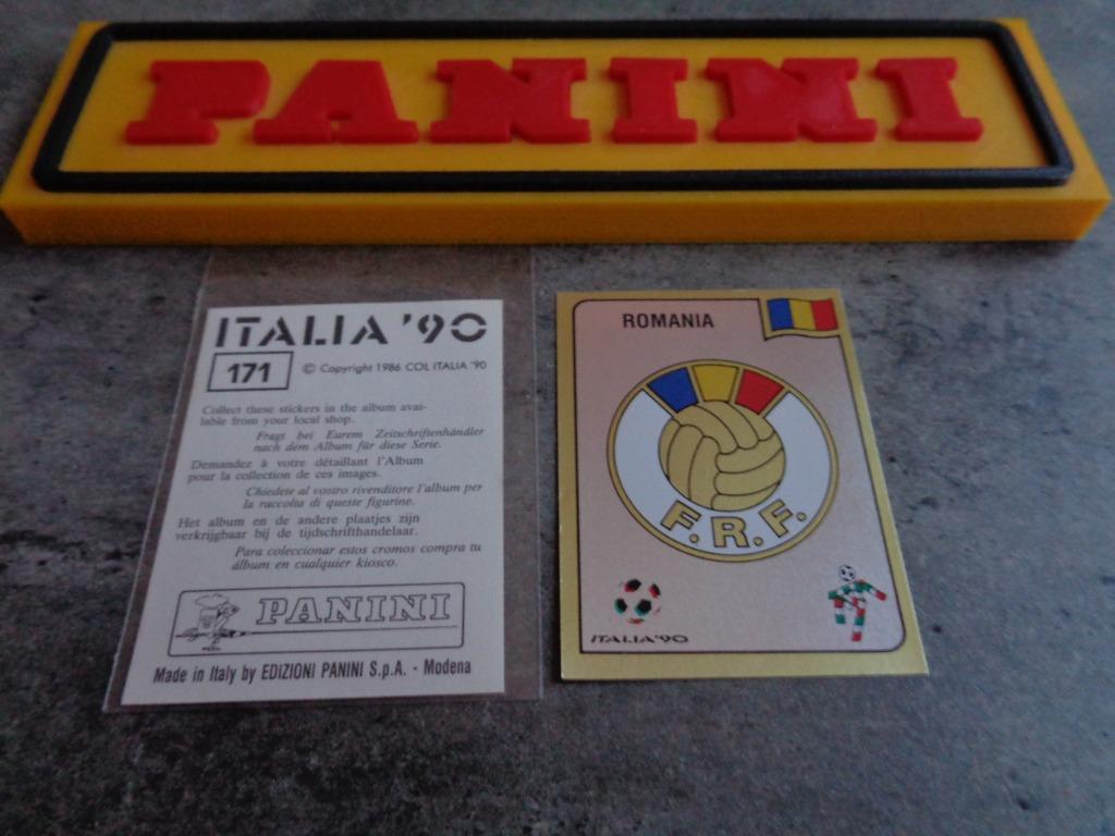 PANINI VOETBAL STICKERS WORLD CUP 90 ITALIA WK  EMBLEMEN ***, Ophalen of Verzenden