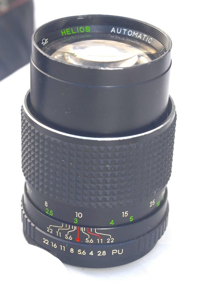 HELIOS 135 mm 2.8 M42 + bague d'adaptation possible, Enlèvement ou Envoi, Utilisé, Reflex miroir, Autres Marques