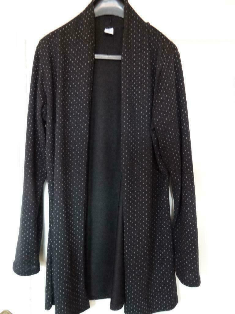 CARDIGAN LONG sans fermeture Taille : 40 Couleur: bleu foncé, Enlèvement ou Envoi, Porté, Taille 38/40 (M), Bleu