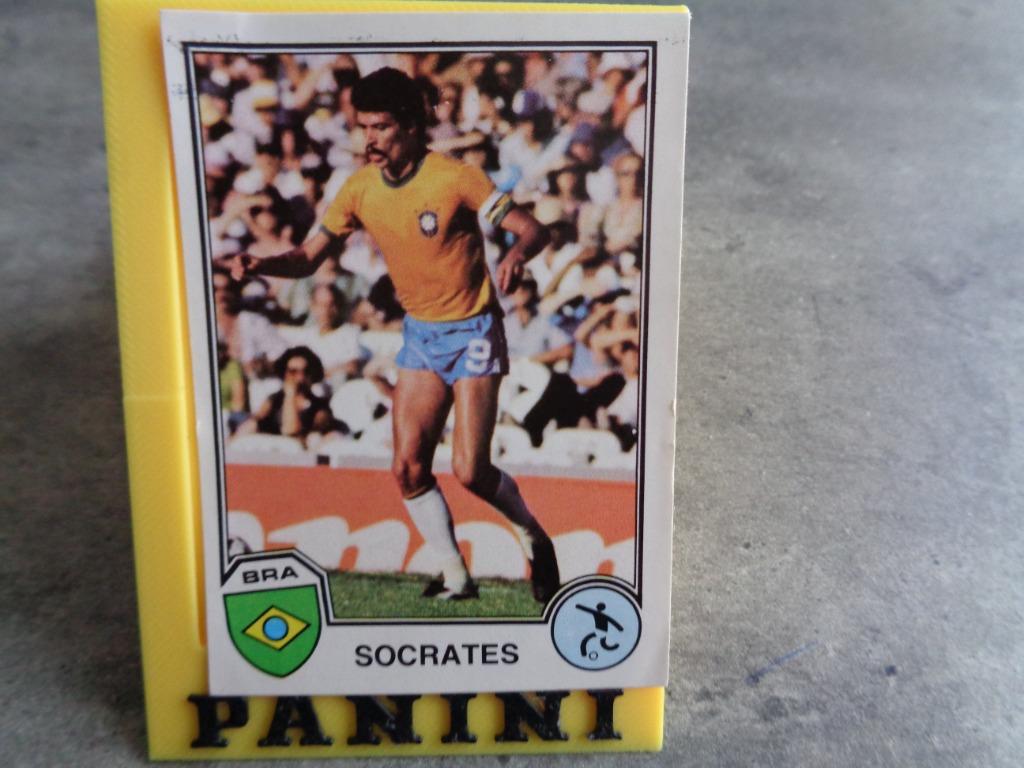 PANINI STICKER SUPERSTARS EURO FOOTBALL 82 ANNO 82  SOCRATES, Ophalen of Verzenden, Sticker