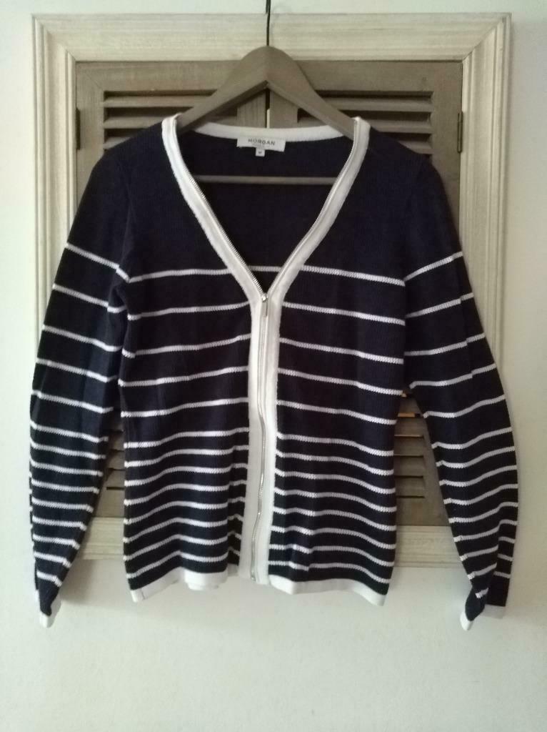 Trui Morgan, maat M., Maat 38/40 (M), Blauw, Zo goed als nieuw, Morgan