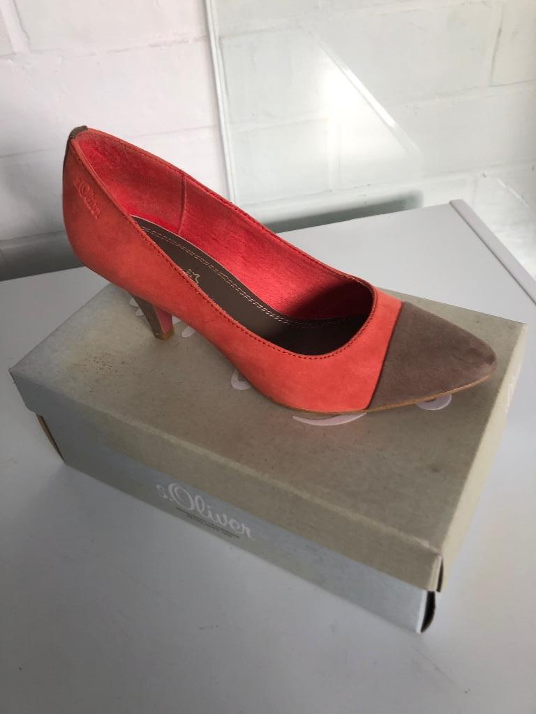 Dames schoenen, Ophalen, Pumps, Oranje, Zo goed als nieuw