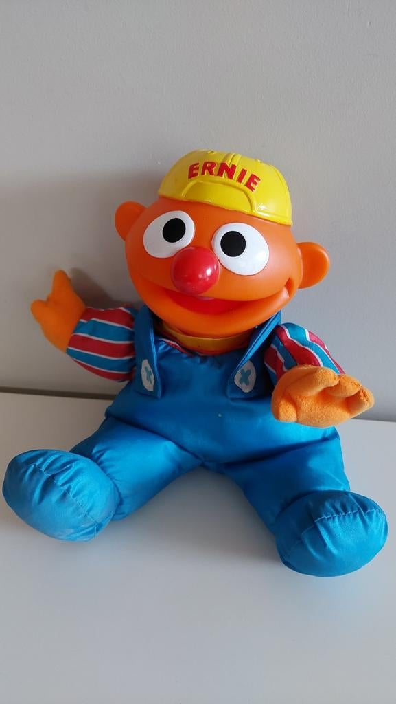 Vintage Tumbling Ernie - kan koprol maken - 32 cm groot, Verzamelen, Ophalen of Verzenden, Zo goed als nieuw
