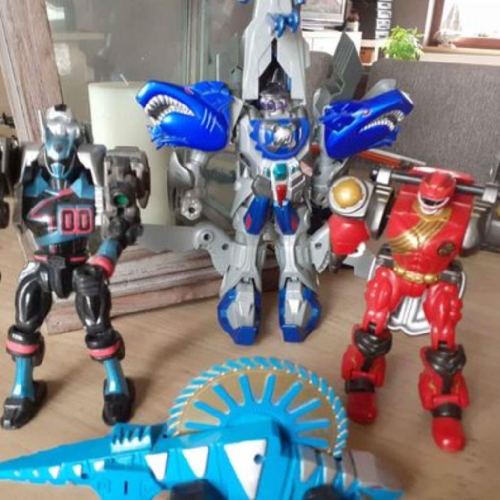 LOT DE POWER RANGERS TRANSFORMER JOUETS, Enlèvement, Utilisé