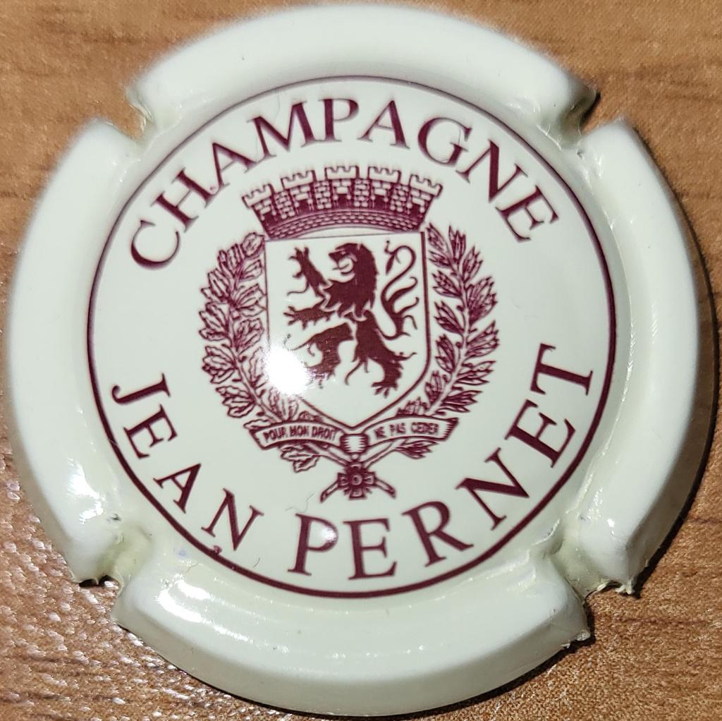 Capsule Champagne Jean PERNET crème & bordeaux nr.03, Verzamelen, Ophalen of Verzenden, Nieuw, Frankrijk, Champagne