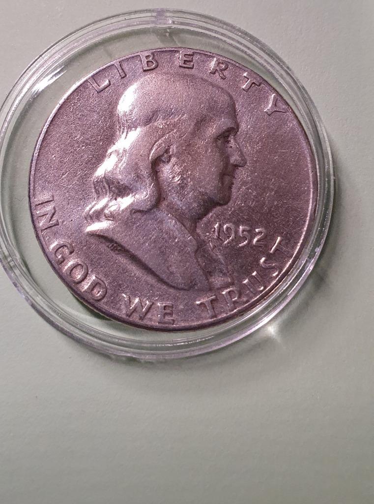 USA Halve dollar, Franklin, 1952, zilver, Enlèvement ou Envoi, Argent
