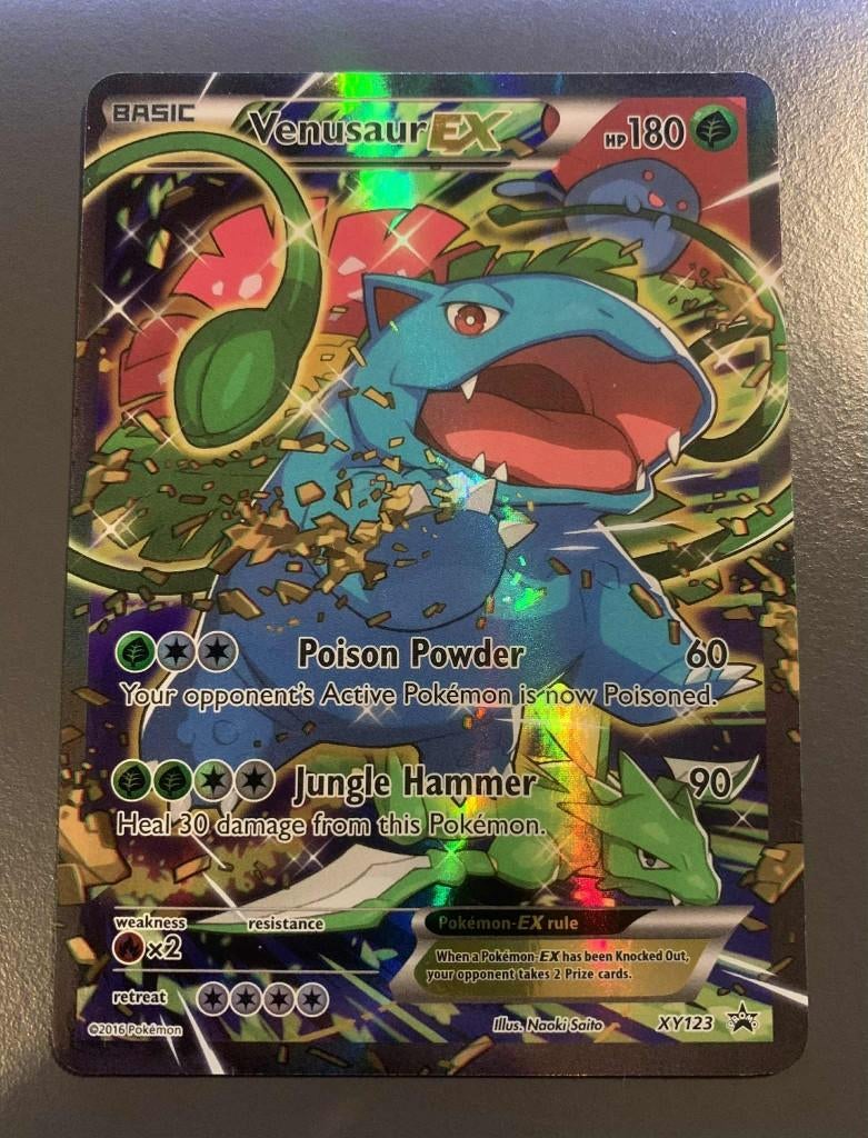 Venusaur EX (XYPR 123) - NM, Hobby en Vrije tijd, Verzamelkaartspellen | Pokémon, Ophalen of Verzenden, Zo goed als nieuw, Losse kaart