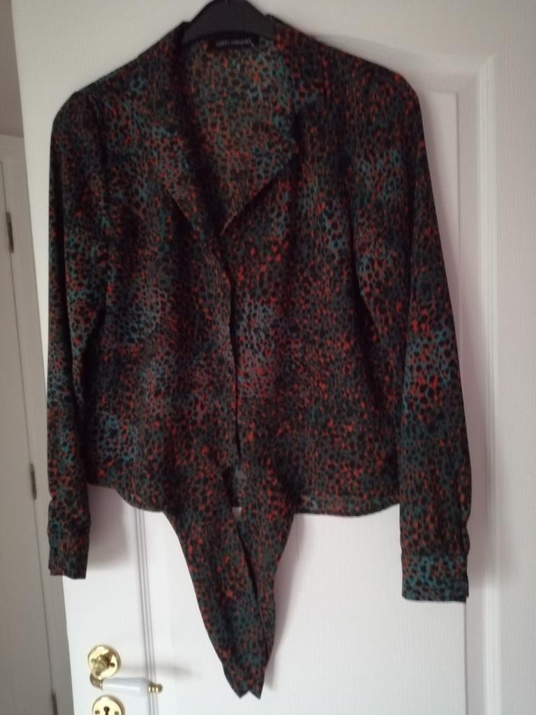Belle blouse de soirée pour femme taille M, Vêtements | Femmes, Blouses & Tuniques, Taille 38/40 (M), Rouge, Enlèvement