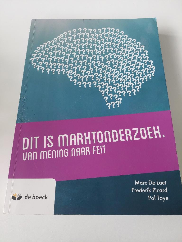 Boek Dit is marktonderzoek., Ophalen, Zo goed als nieuw