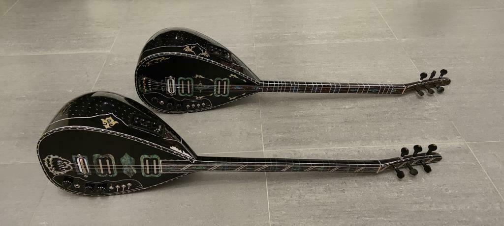 Elektro saz full sedef necerman ritmische equilizer usb, Muziek en Instrumenten, Snaarinstrumenten | Gitaren | Elektrisch, Ophalen of Verzenden
