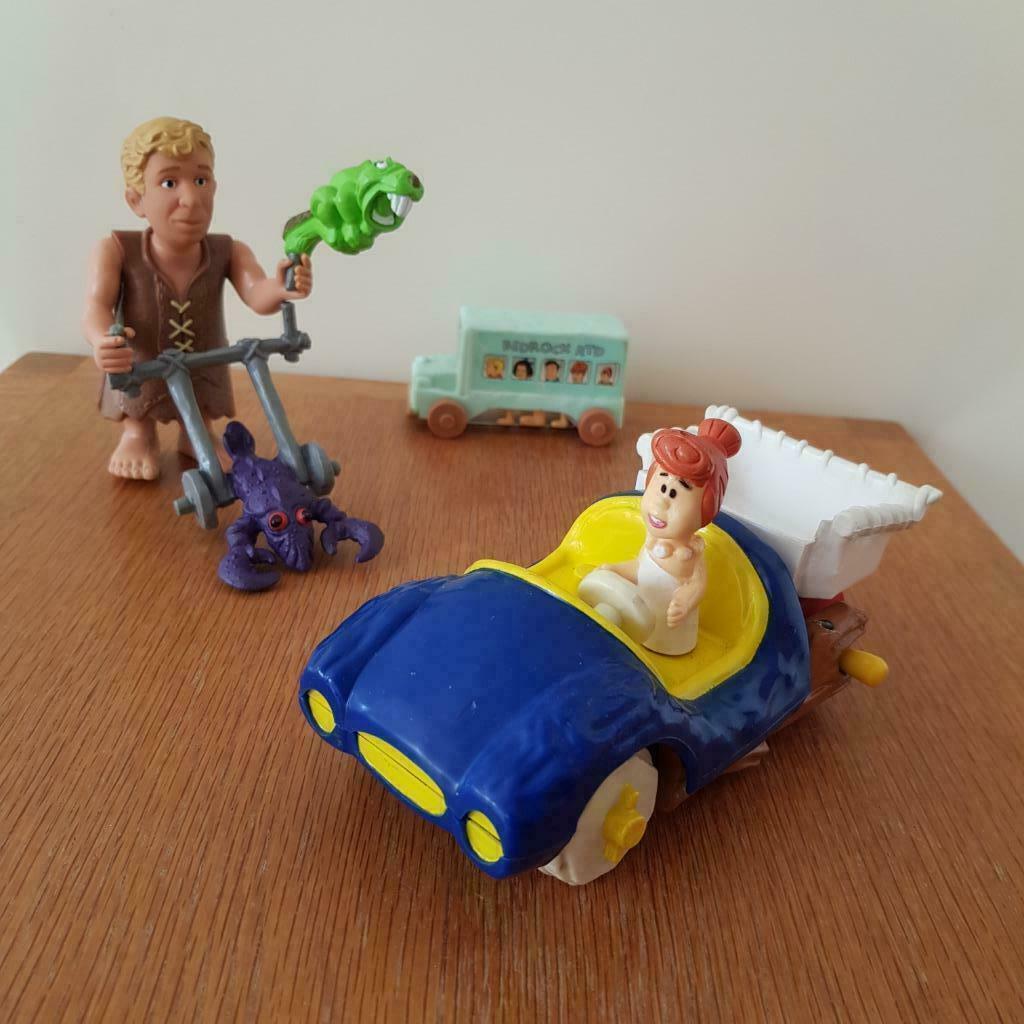 The Flintstones bedrock en Lawn mowin Barney, Ophalen of Verzenden