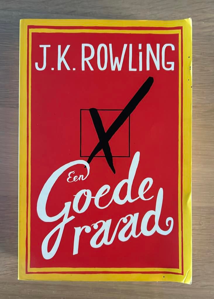 J.K. Rowling - Een goede raad, Enlèvement ou Envoi, Comme neuf, J.K. Rowling