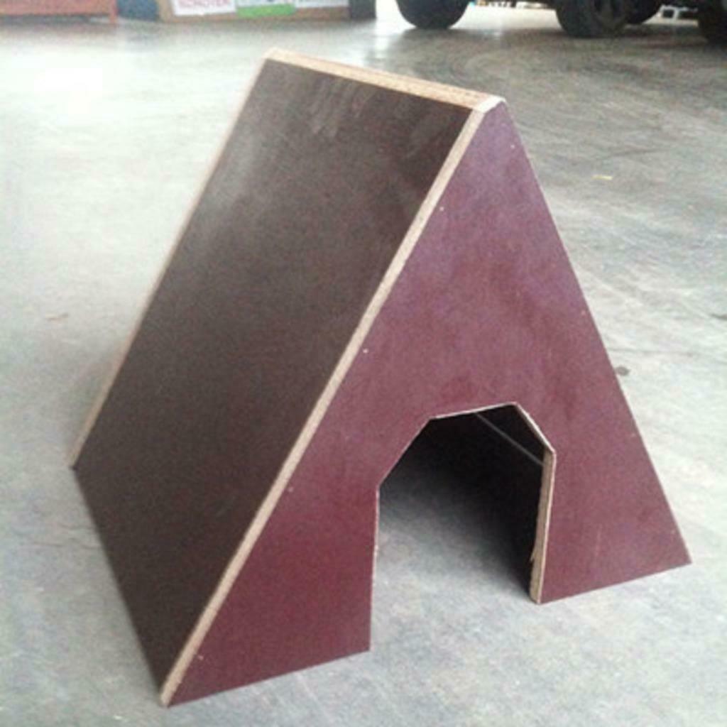 konijnenschuilhok betonplex, Dieren en Toebehoren, Konijn, Hok, Ophalen, Minder dan 60 cm
