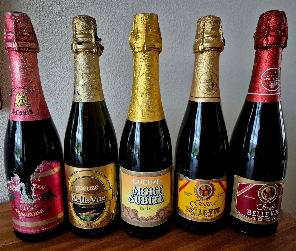 bières GUEUZE lambic kriek st LOUIS complètes à vendre, Enlèvement ou Envoi, Comme neuf, Autres types