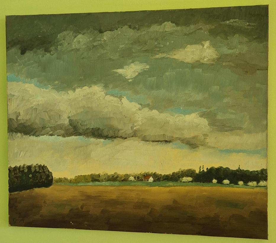 Peinture a l'huile de l'artiste Corison, Ophalen of Verzenden