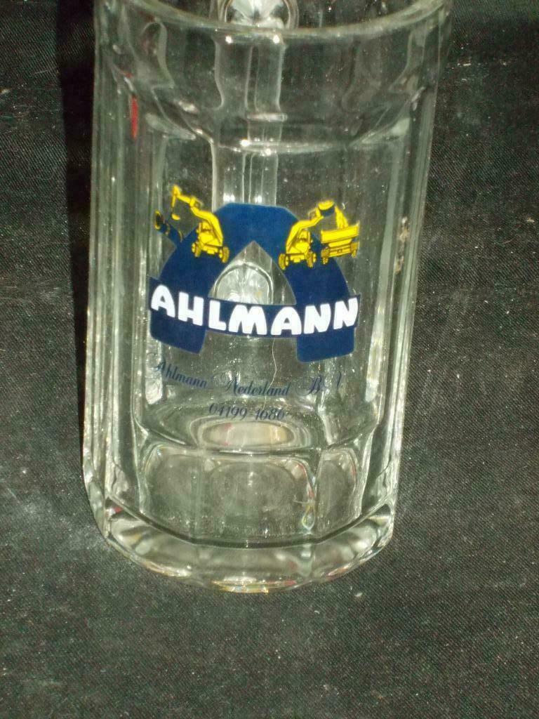 Bierglas.Ahlmann Bier. D 122, Enlèvement ou Envoi, Utilisé, Chope(s), Autres marques