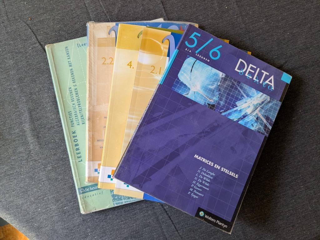 5 wiskundeboeken - prijs voor de 5 samen, Boeken, Ophalen of Verzenden, Zo goed als nieuw