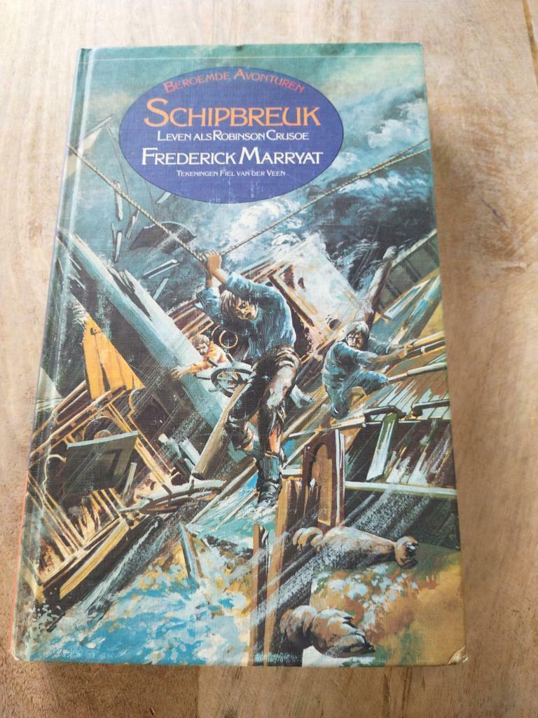 Schipbreuk: Leven als Robinson Crusoe - Frederick Marryat, Ophalen of Verzenden, Gelezen, Frederick Marryat