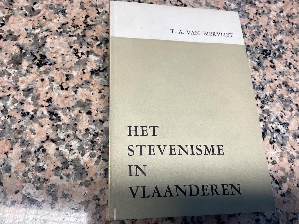 Het STEVENISME in Vlaanderen. T.A. Van Biervliet, Ophalen of Verzenden, Zo goed als nieuw, Maatschappij en Samenleving