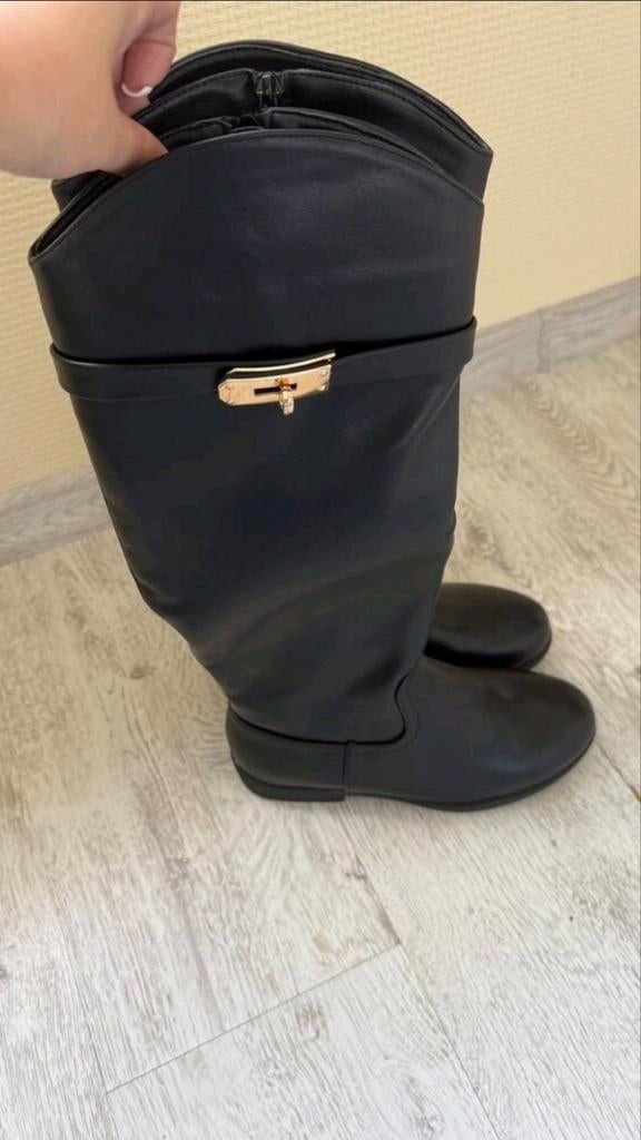 Bottes hautes neuves, Neuf, Enlèvement ou Envoi, Bottes hautes, Noir