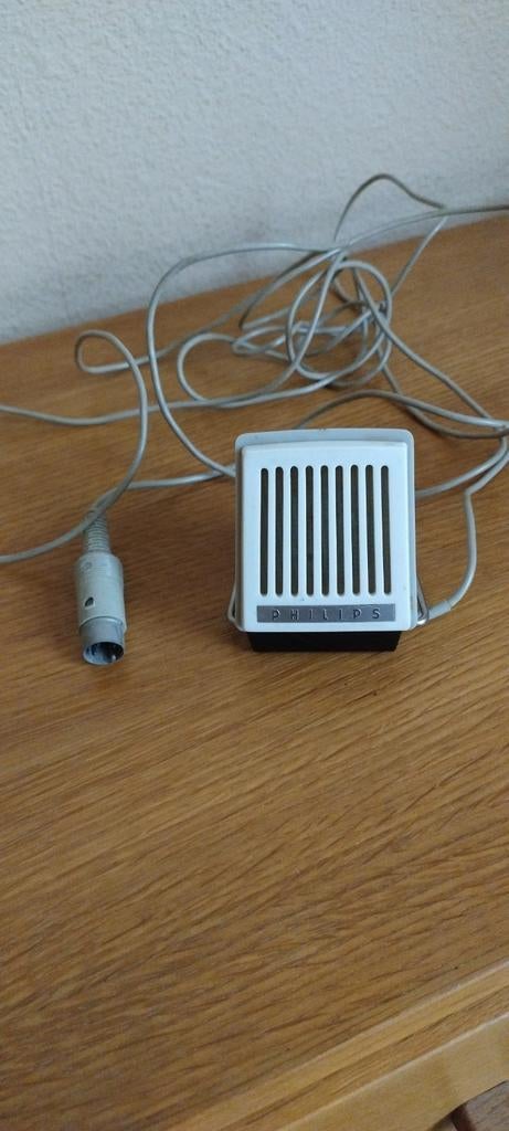 Vintage Dynamic microphone Philips EL-3781/00, Ophalen of Verzenden