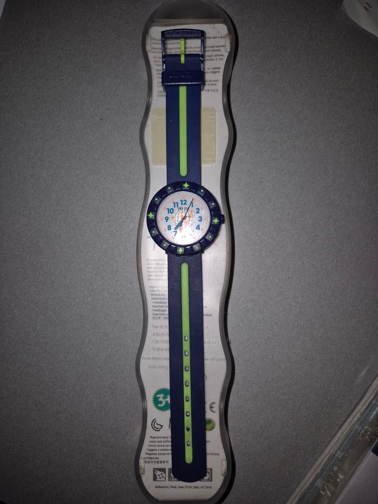 Flik Flak horloge, Ophalen