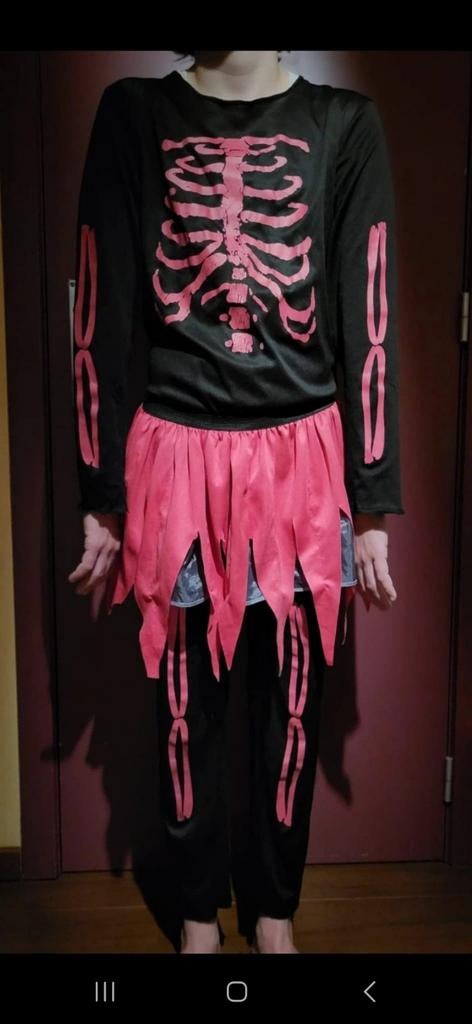 Haloween skelet, Kleding | Dames, Ophalen of Verzenden, Gedragen
