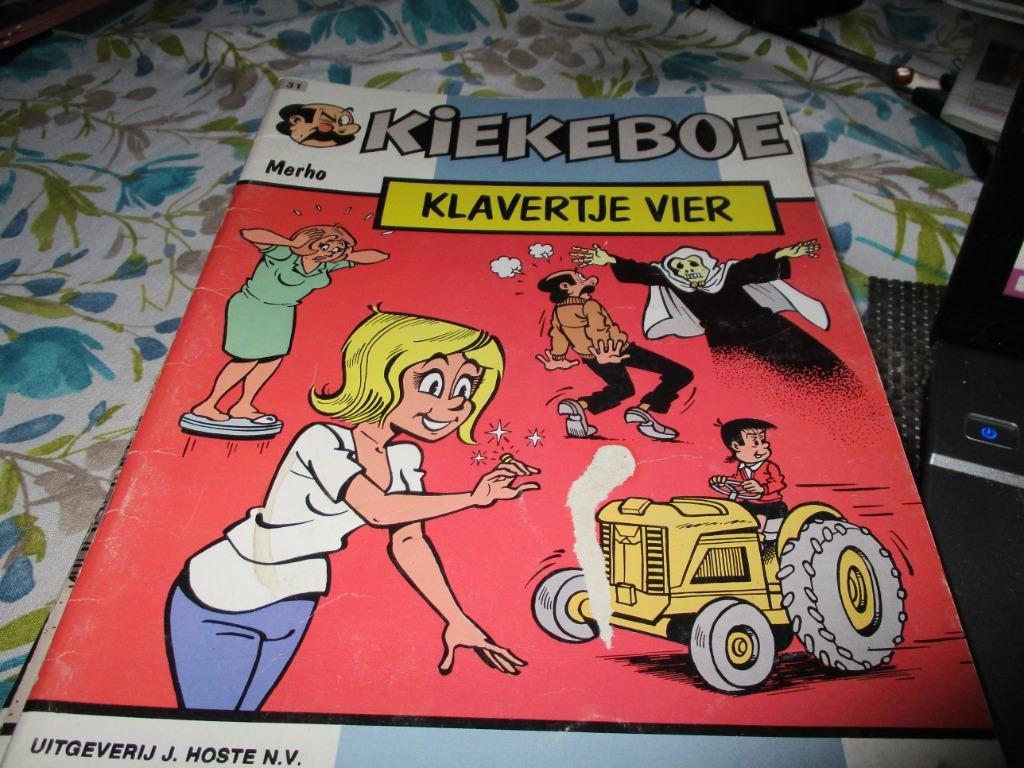 Kiekeboe strips hoste reeks, Boeken, Meerdere stripboeken, Ophalen of Verzenden, Gelezen, Merho