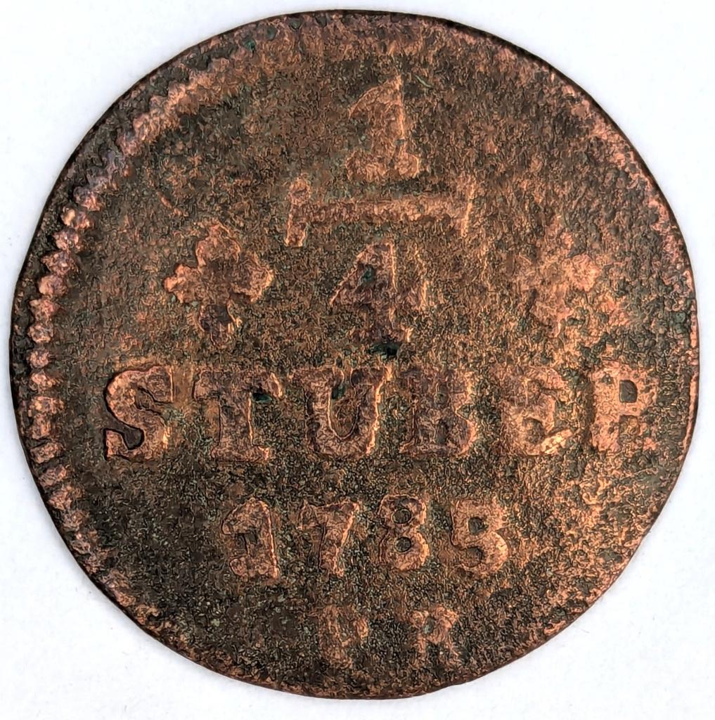 Monnaie Allemagne Julich-Berg : 1/4 Stuber 1785 PR, Ophalen of Verzenden, Duitsland, Losse munt