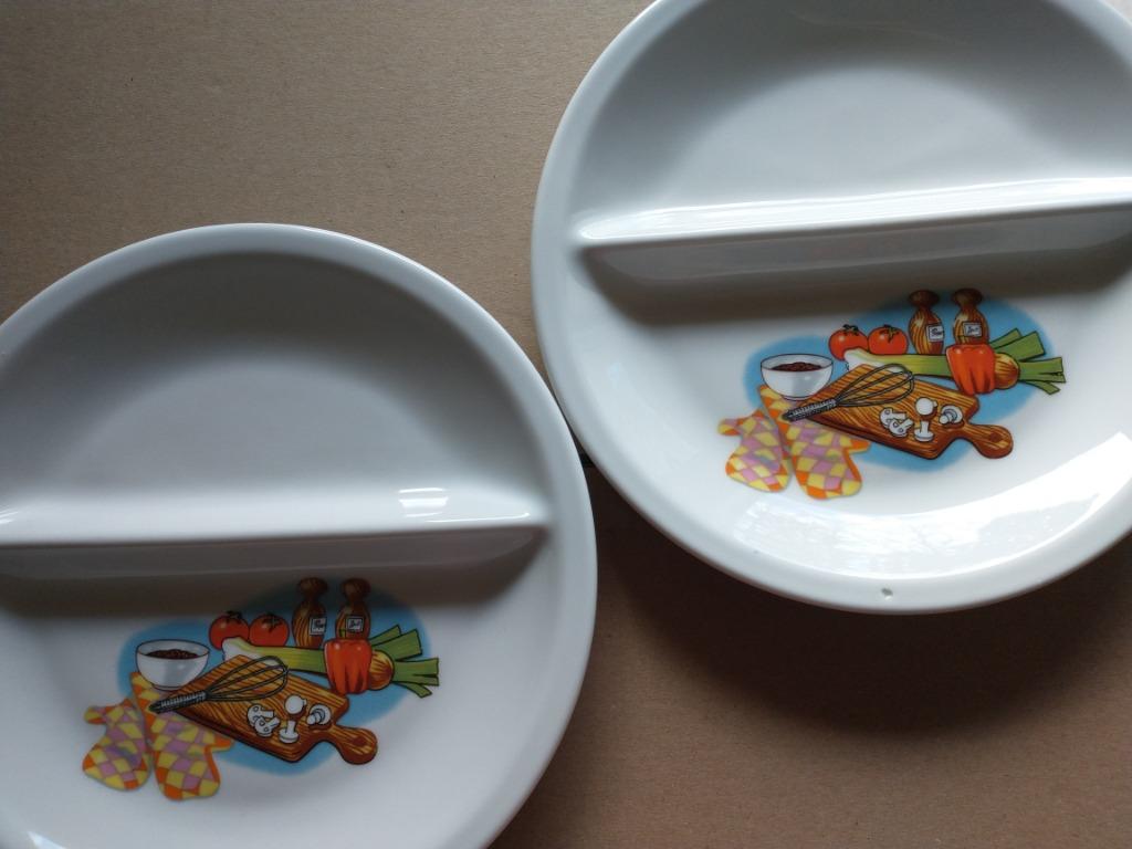 Deux assiettes (avec poches séparées), Assiettes(s), Enlèvement ou Envoi, Poterie, Comme neuf