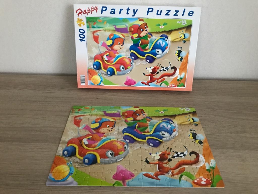 Puzzel 100 stukjes HappyParty, Ophalen, Meer dan 50 stukjes, Gebruikt