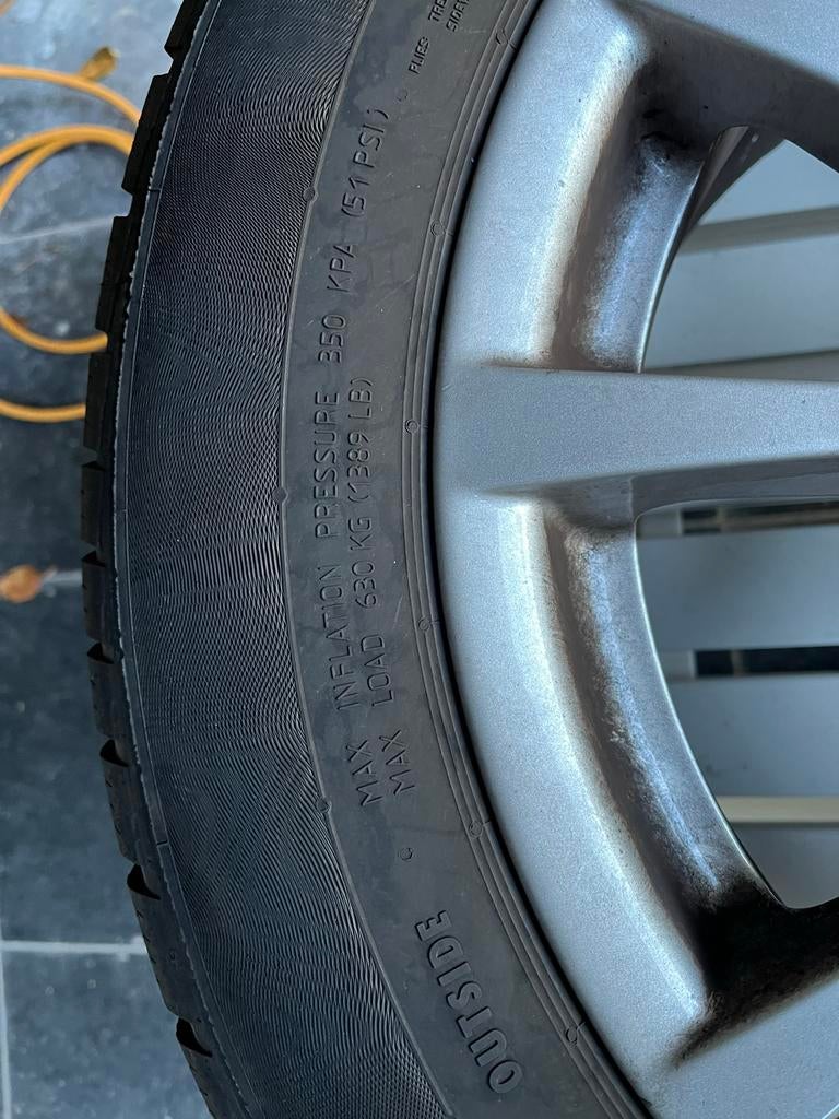 Complete winter wielset van BMW 3 reeks, bijna nieuwe banden, Auto-onderdelen, Banden en Velgen, Ophalen, Gebruikt, Banden en Velgen