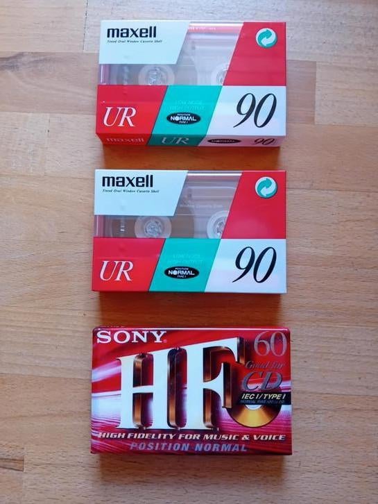 Cassettes audio vierges et emballées, Enlèvement ou Envoi, Comme neuf