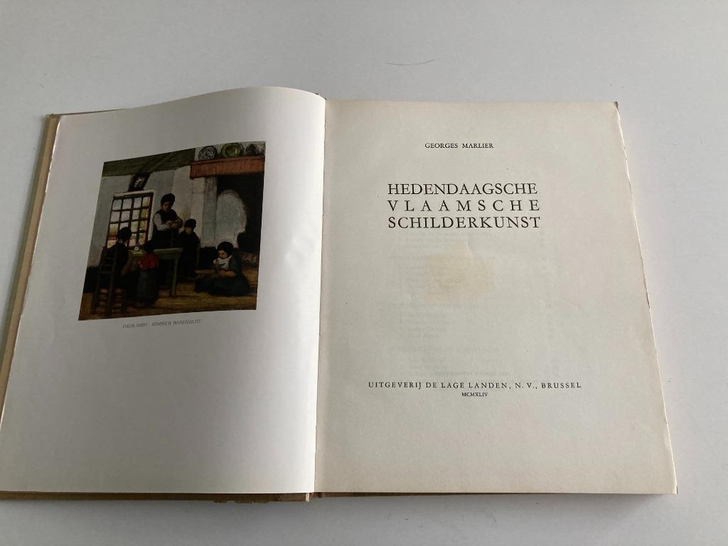 " Hedendaagsche Vlaamsche Schilderkunst " Minne, Vaes,, Antiquités & Art, Enlèvement ou Envoi, Georges Marlier