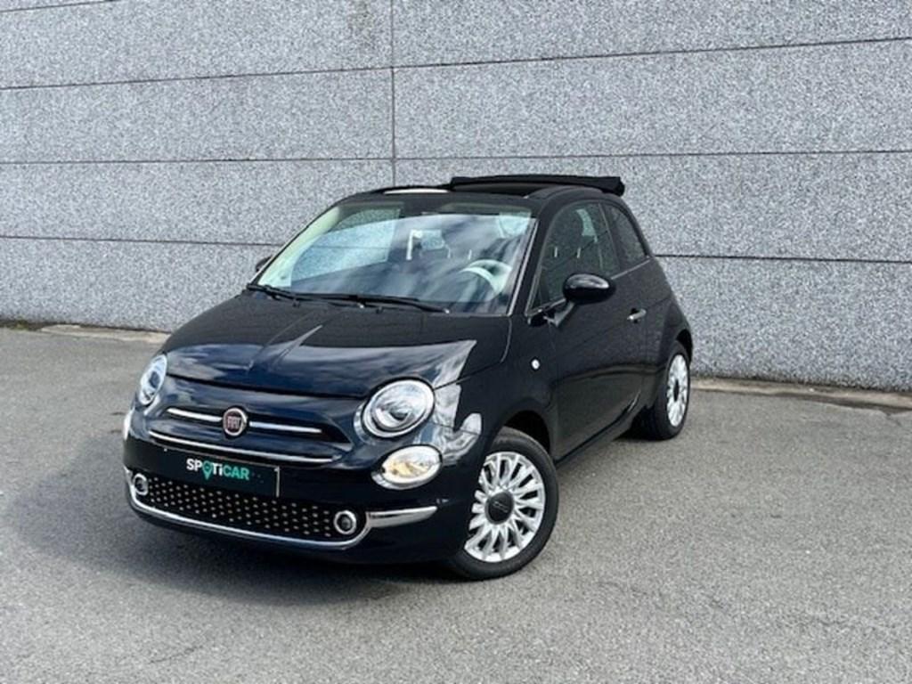 Fiat 500C *CAR PLAY*AC* 1.0 Benz/Hybrid Dolcevita, 4 zetels, Zwart, Cabriolet, Zwart