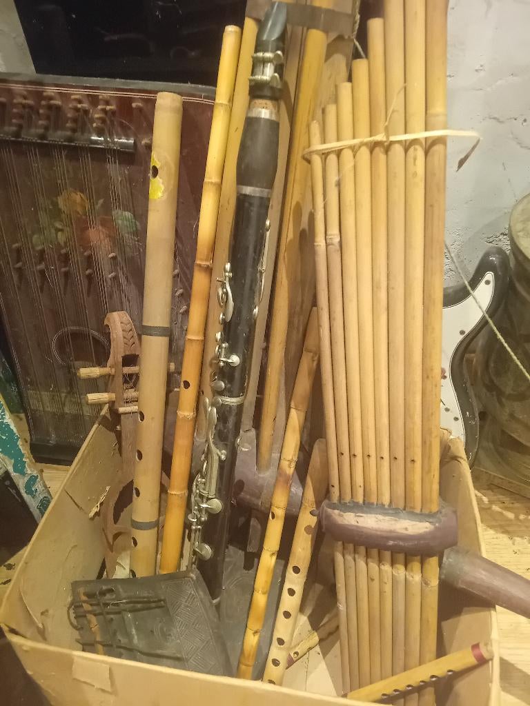 Lot muziekinstrumenten vondsten, Musique & Instruments, Enlèvement ou Envoi, Utilisé