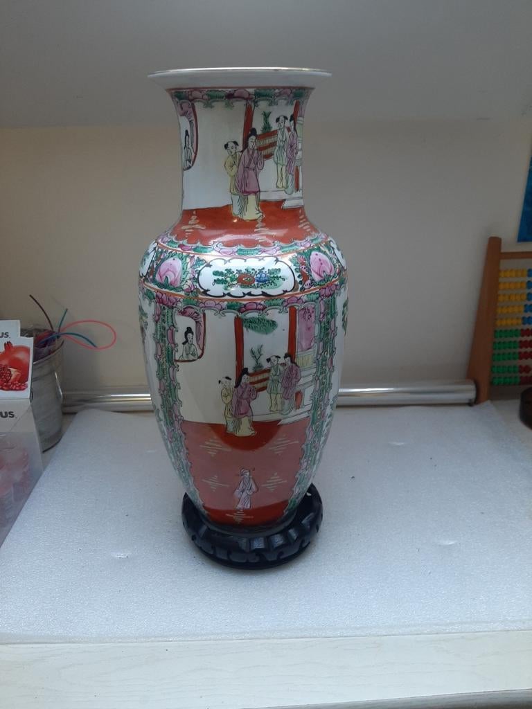 Chinese vaas 41cm, Ophalen