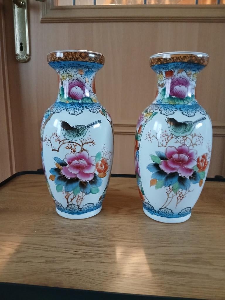 Koppel vazen chinese, Antiek en Kunst, Ophalen