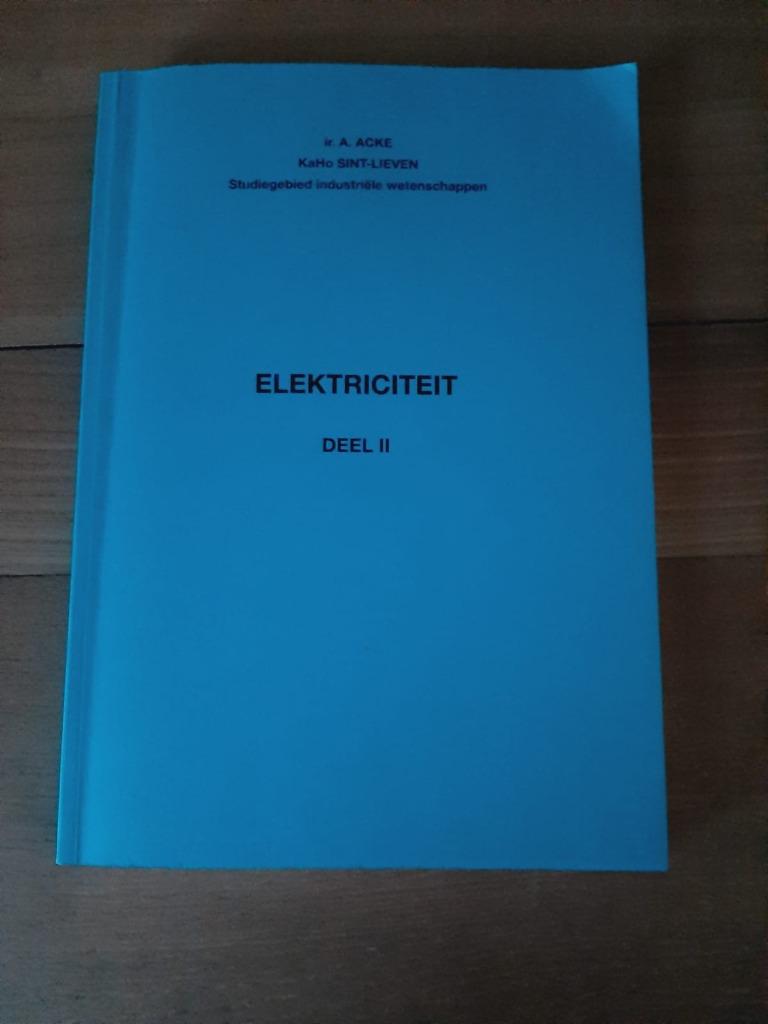 Elektriciteit Deel 2, Enlèvement ou Envoi, Comme neuf