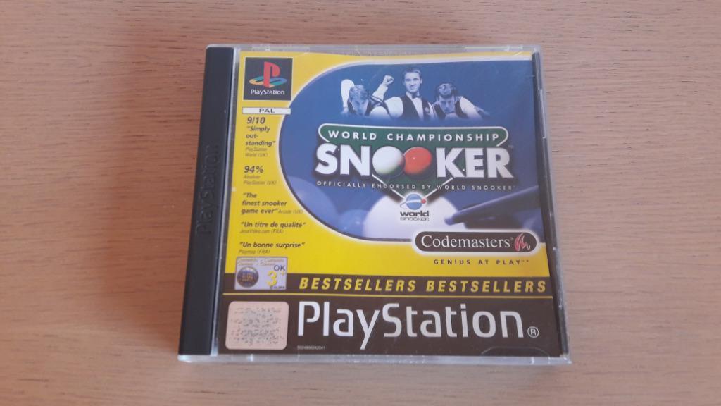 Snooker Playstation 1, Consoles de jeu & Jeux vidéo, Jeux | Sony PlayStation 1, Enlèvement ou Envoi, Comme neuf, Sport, À partir de 7 ans