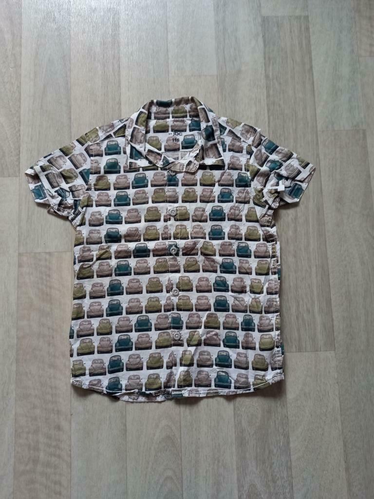 Hemdje JBC volkswagen auto's maat 116, Overhemd of Blouse, JBC, Ophalen of Verzenden, Zo goed als nieuw