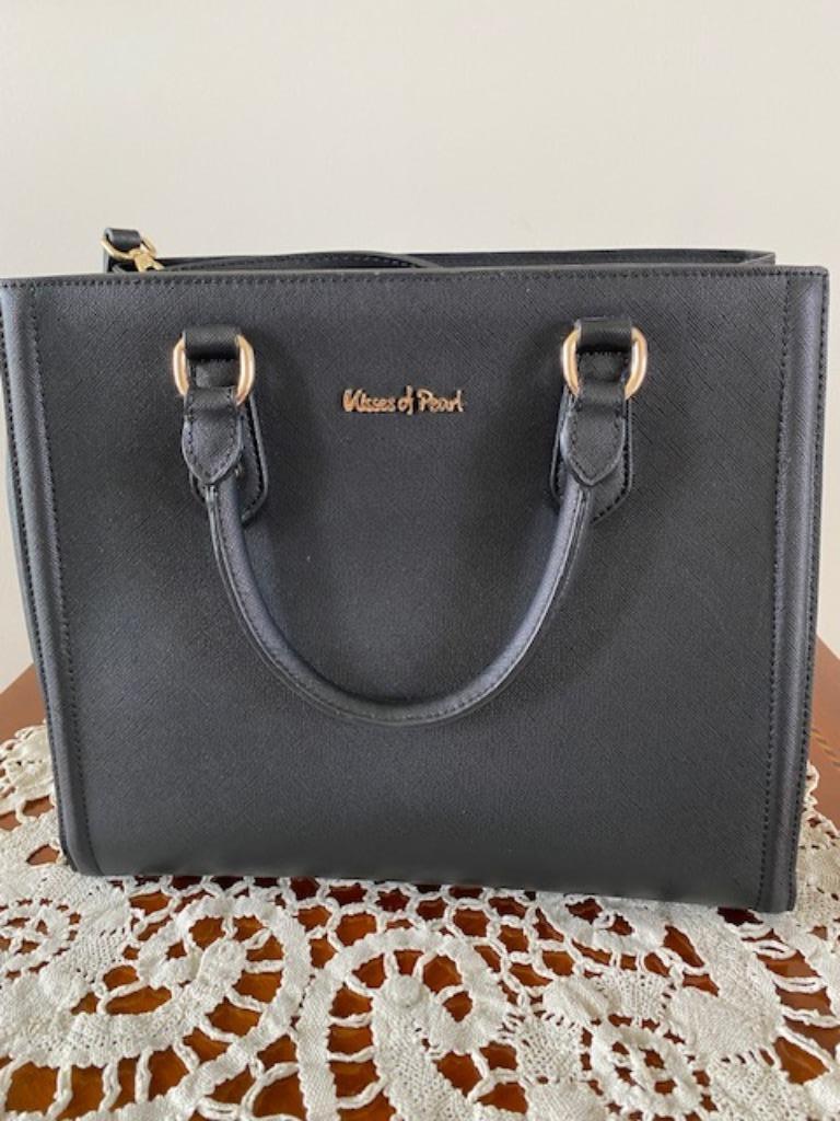Mooie zwarte handtas, Enlèvement ou Envoi, Comme neuf, Noir, Sac à main