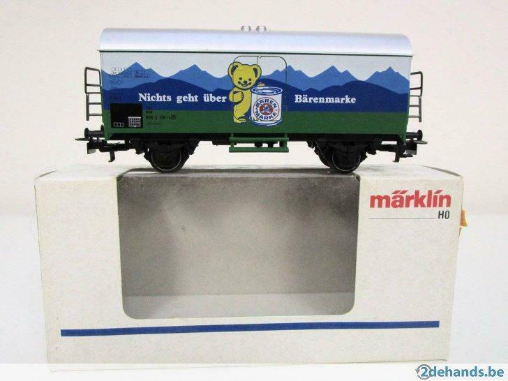 4485 Marklin HO - Koelwagen "Bärenmarke" van de DB, Hobby en Vrije tijd, Modeltreinen | Overige schalen, Wisselstroom, Ophalen of Verzenden