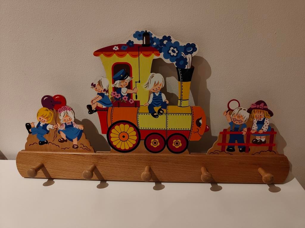 Kinderkapstok voor muur, Kinderen en Baby's, Ophalen, Zo goed als nieuw, Kapstokje