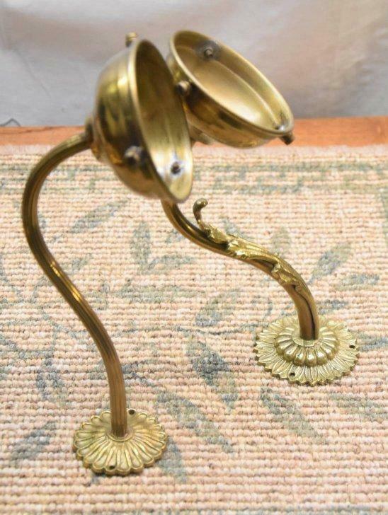 Lot van Twee koperen ampliekhoudertjes, Antiek en Kunst, Curiosa en Brocante, Verzenden