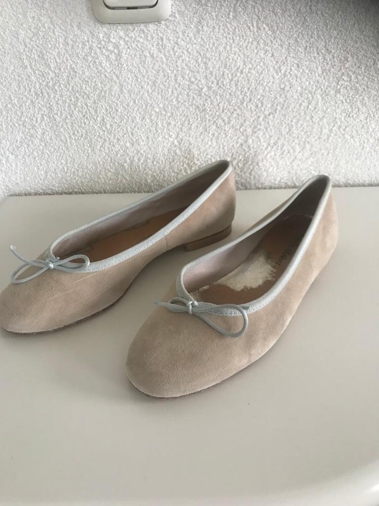 Te koop leuke  ballerina's, Beige, Gedragen, Ballerina's, Ophalen of Verzenden