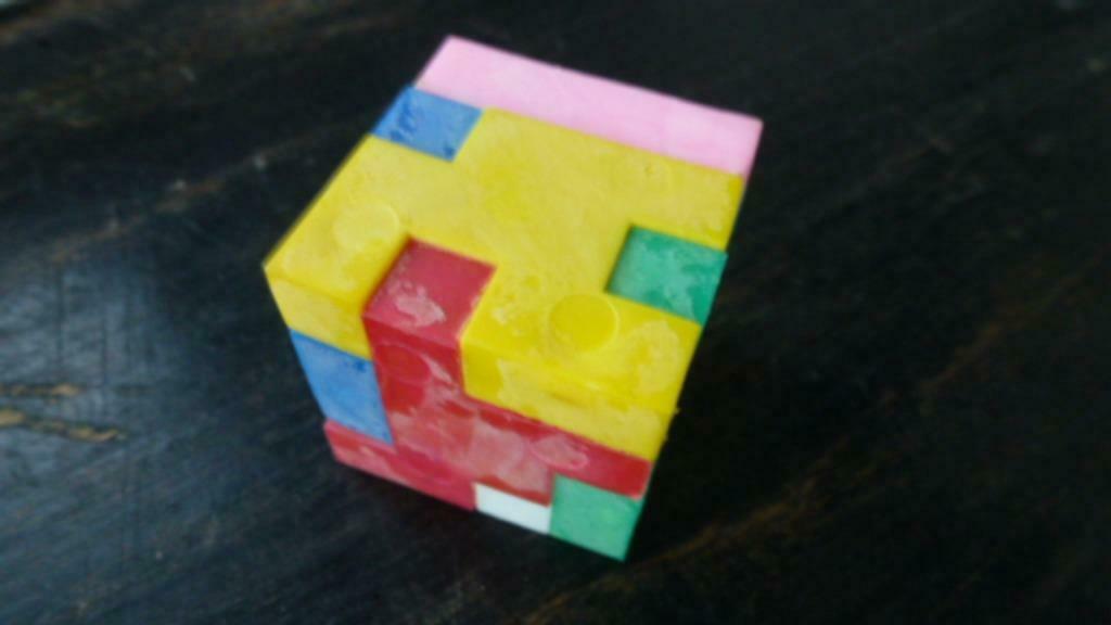 Puzzel kubus, Hobby en Vrije tijd, Denksport en Puzzels, Ophalen of Verzenden, Nieuw, Rubik's of 3D-puzzel